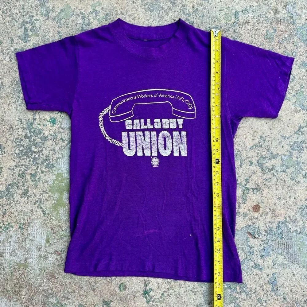 1980’s Call & Buy Union Worker Vintage Single Stitch Shirt
